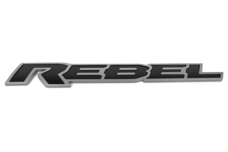 Mopar OEM "Rebel" Emblem - Click Image to Close